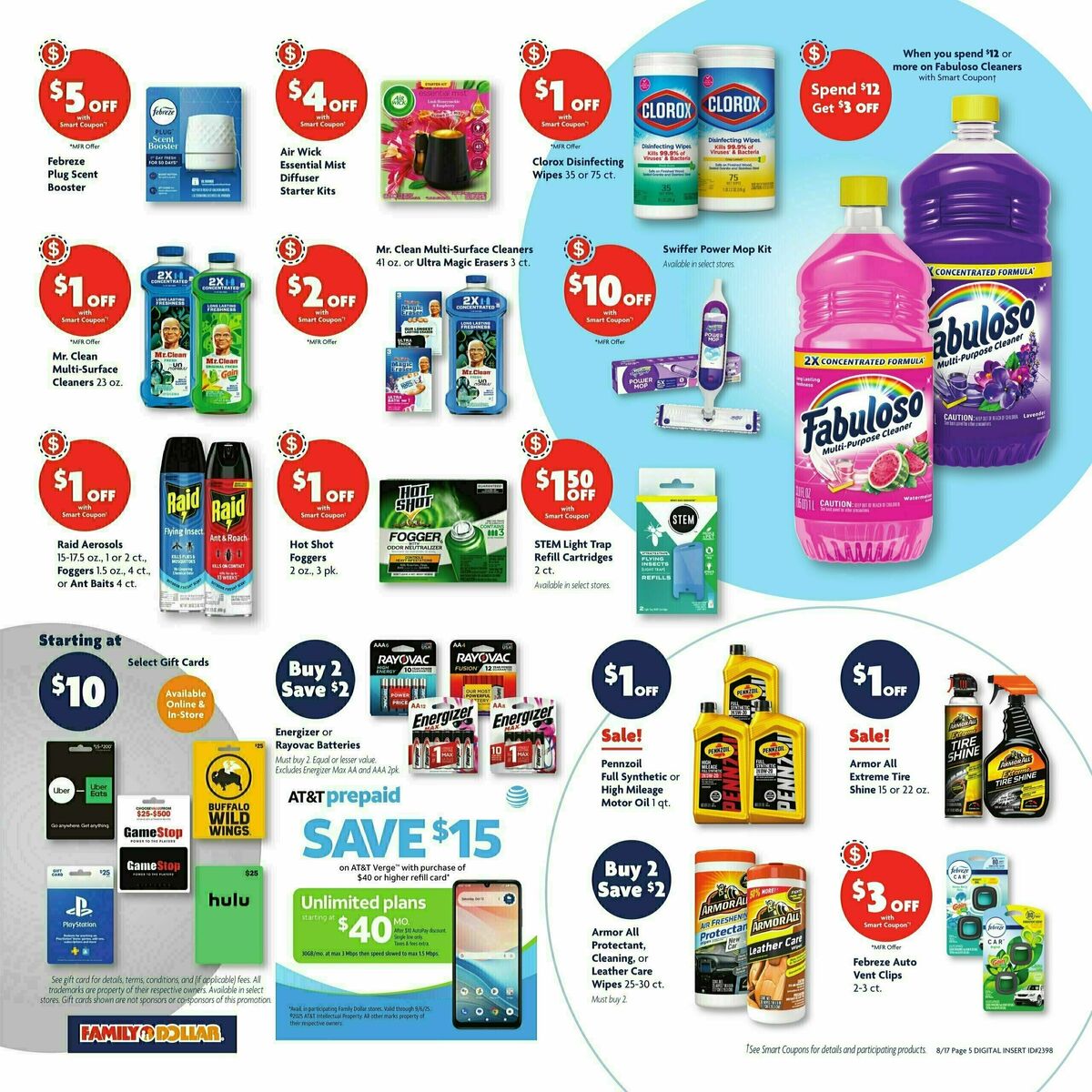 Family Dollar Weekly Ad from August 17