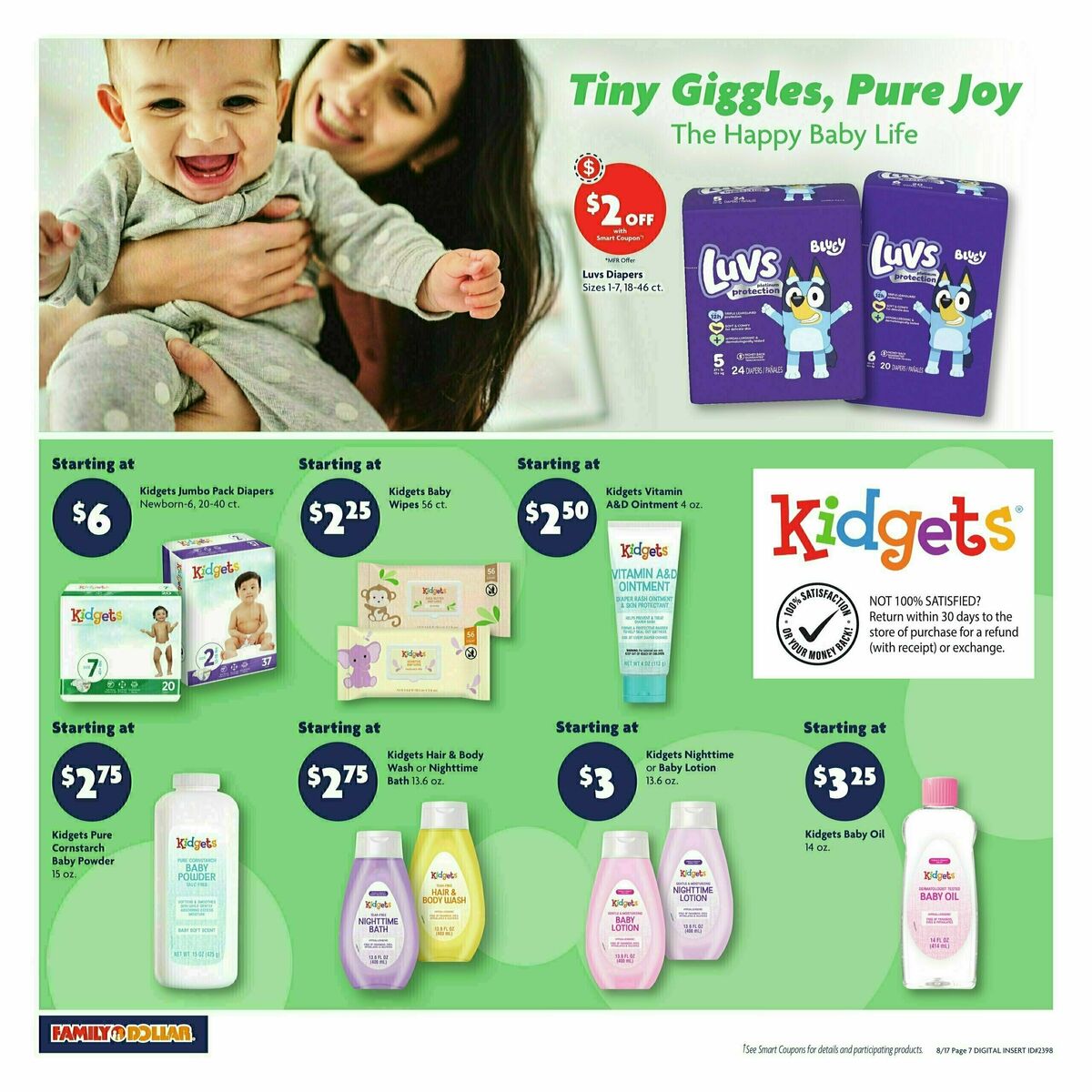 Family Dollar Weekly Ad from August 17