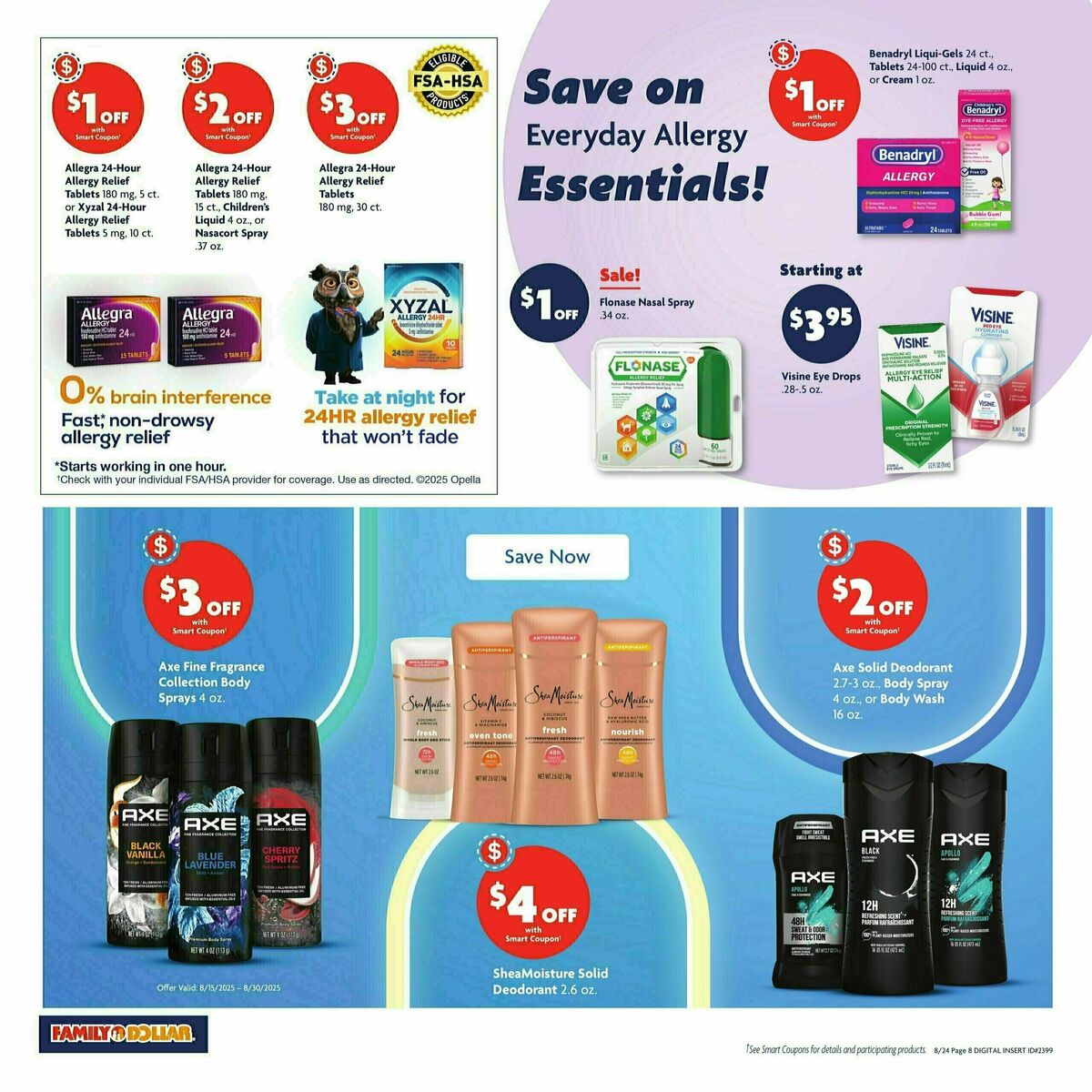 Family Dollar Weekly Ad from August 24