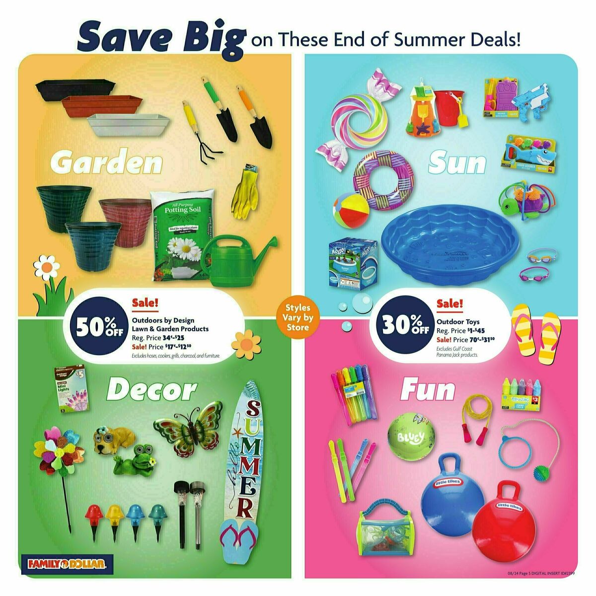 Family Dollar Weekly Ad from August 24