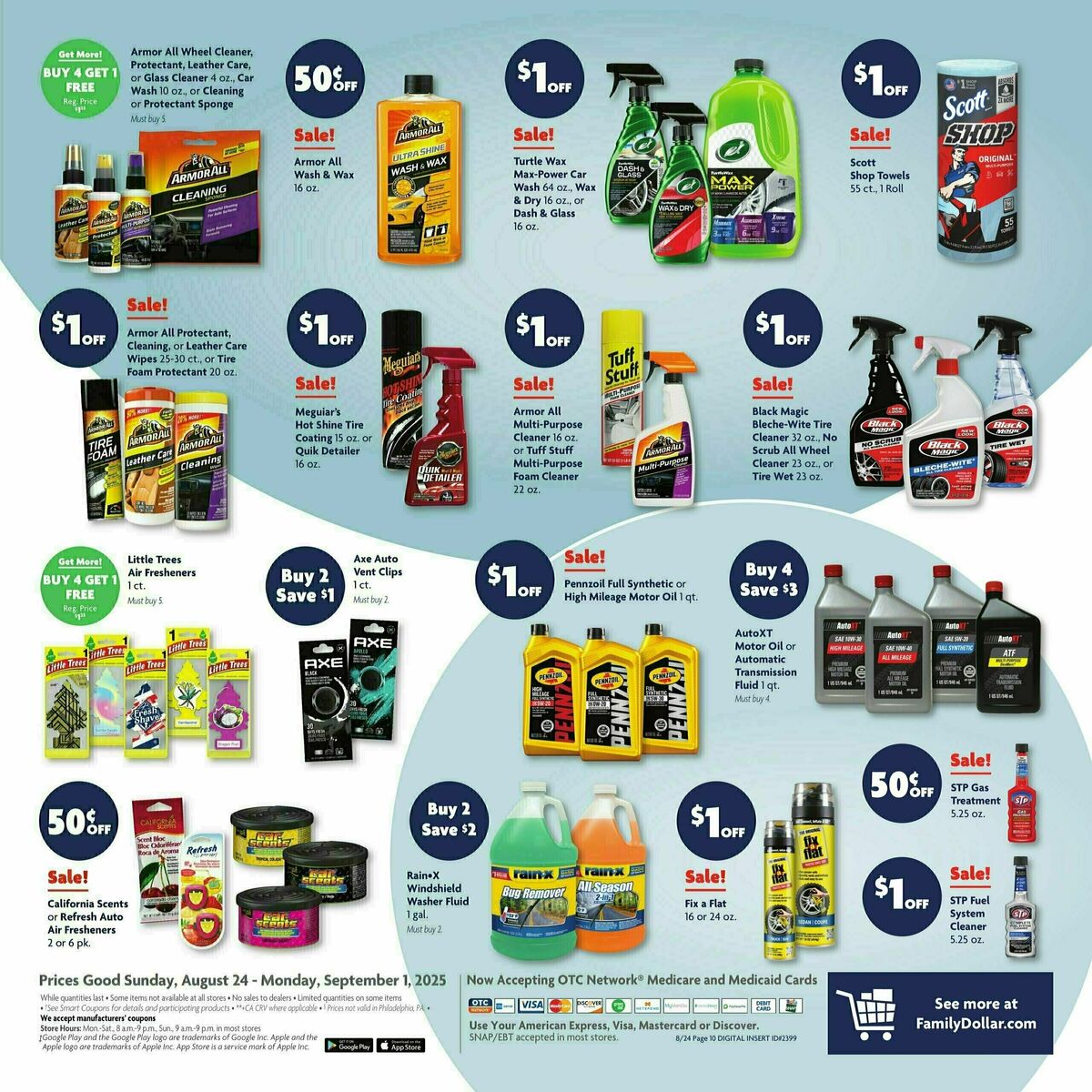 Family Dollar Weekly Ad from August 24