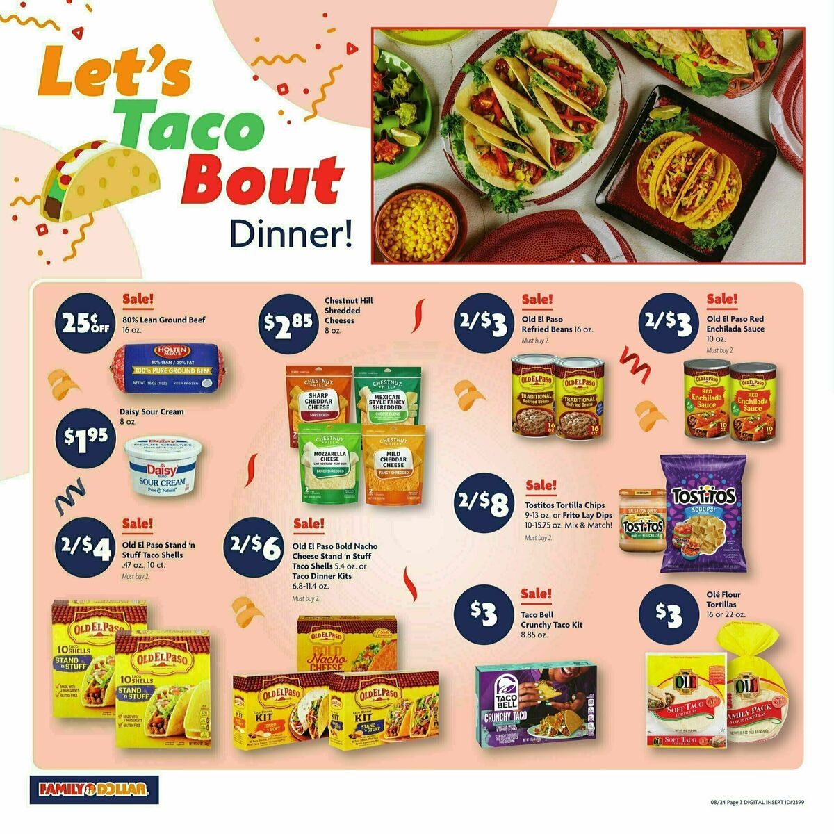 Family Dollar Weekly Ad from August 24