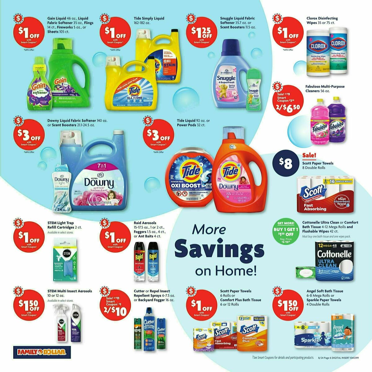 Family Dollar Weekly Ad from August 24