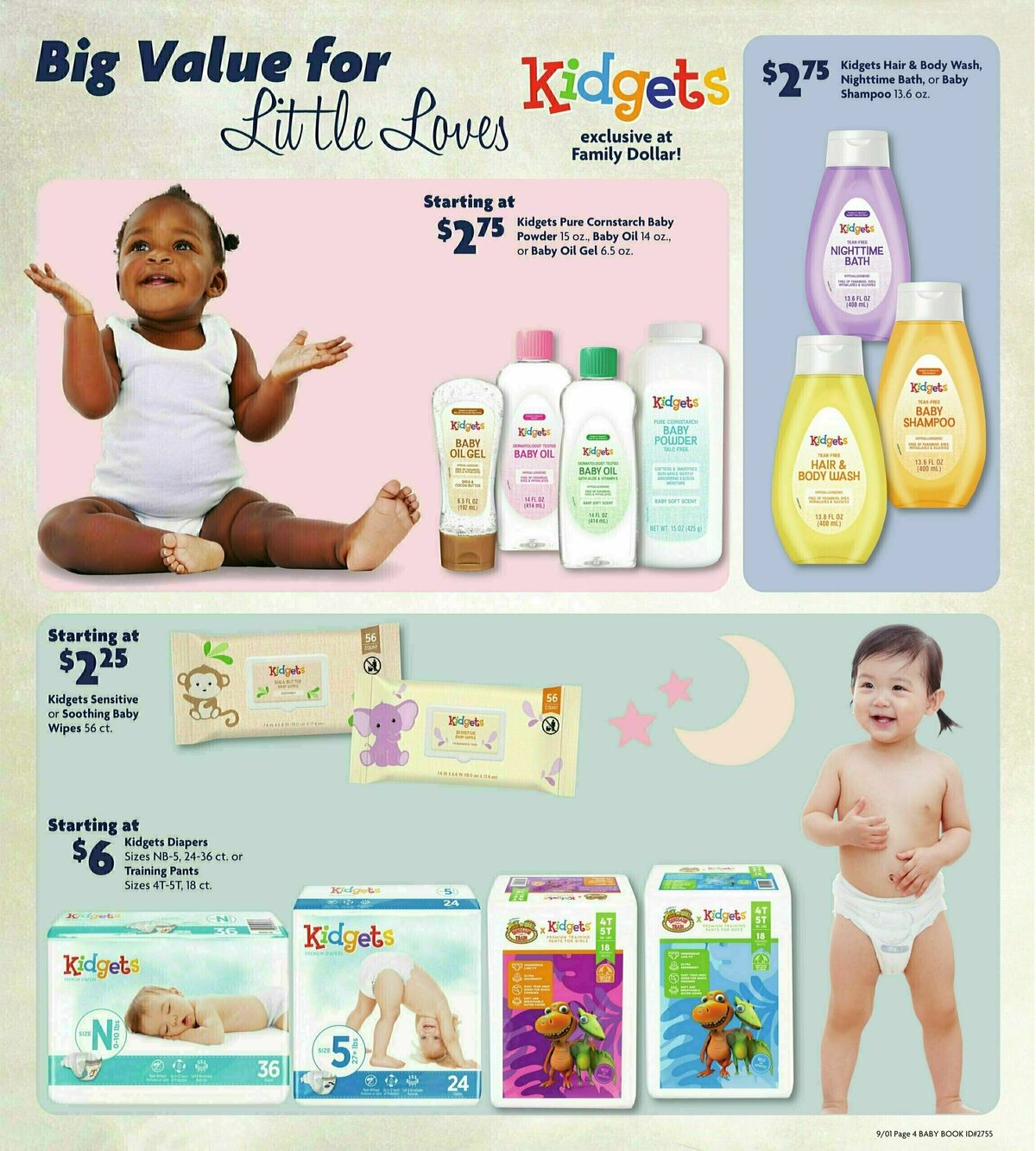 Family Dollar Baby Book Weekly Ad from September 1