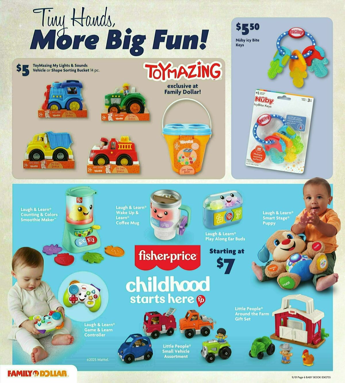 Family Dollar Baby Book Weekly Ad from September 1