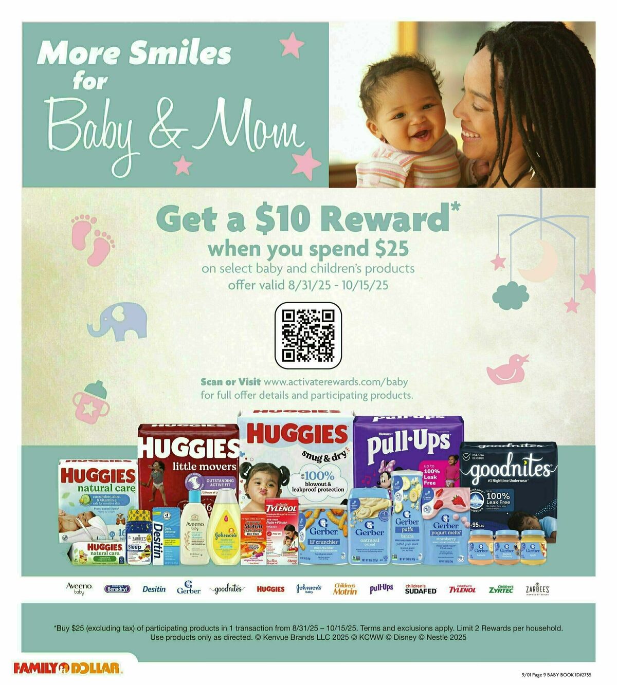 Family Dollar Baby Book Weekly Ad from September 1