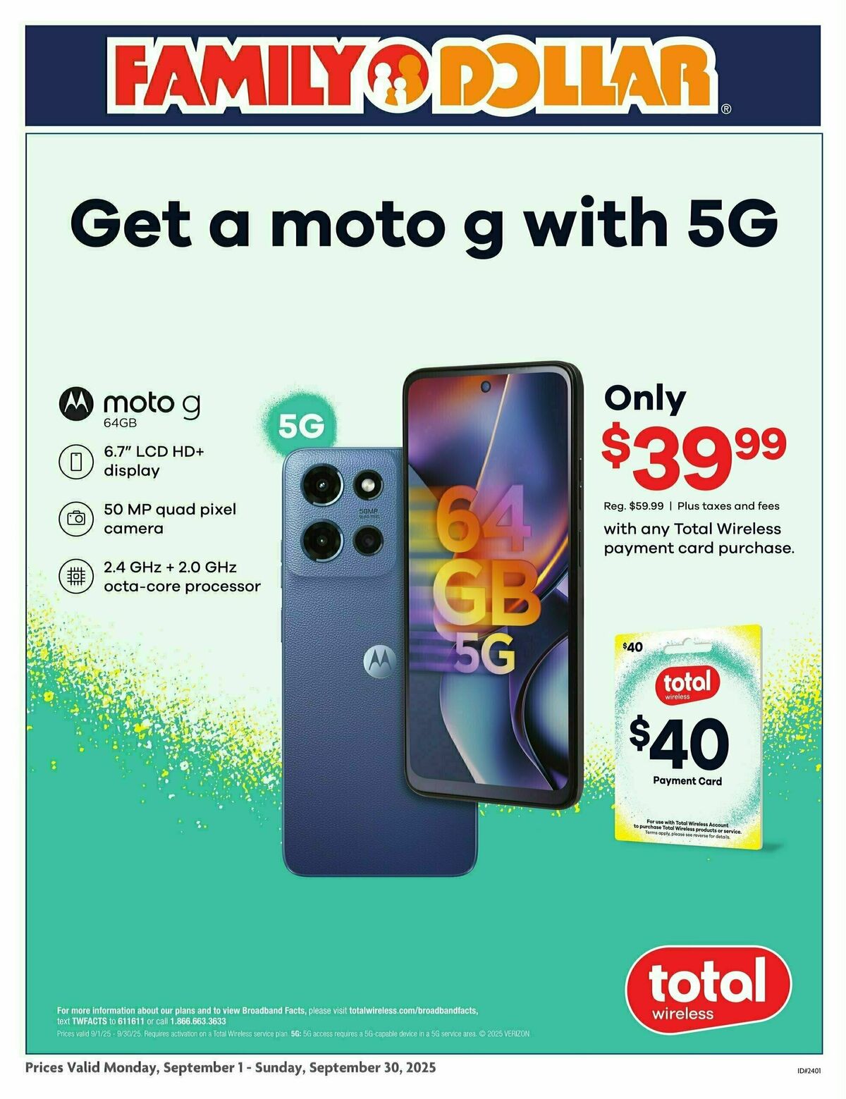 Family Dollar Phone Ad Weekly Ad from September 1