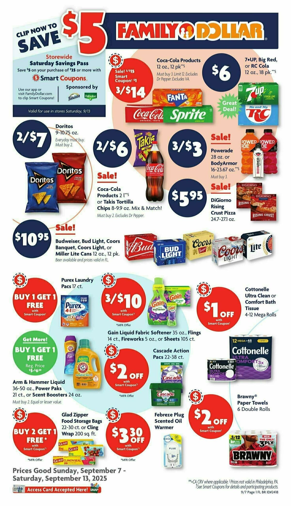 Family Dollar Weekly Ad from September 7