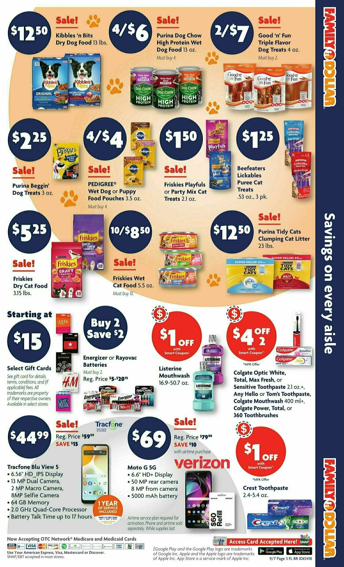 Family Dollar Weekly Ad from September 7
