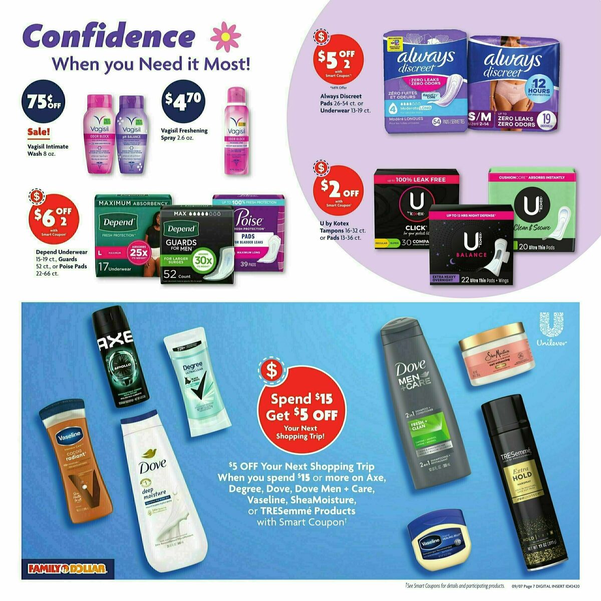 Family Dollar Weekly Ad from September 7
