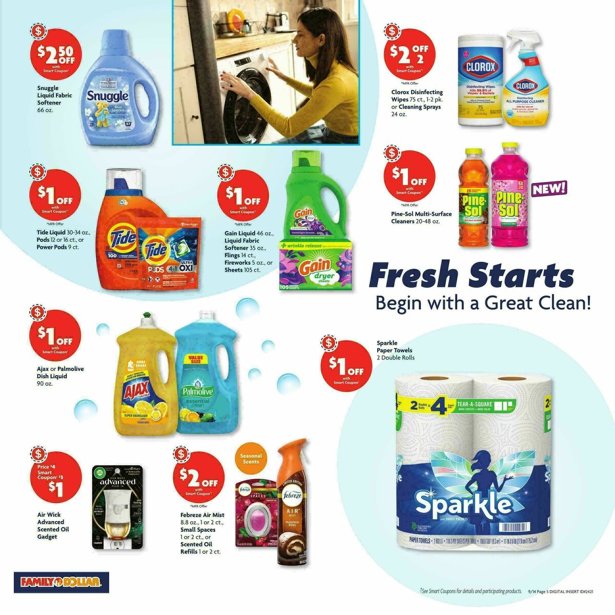 Family Dollar Weekly Ad from September 14