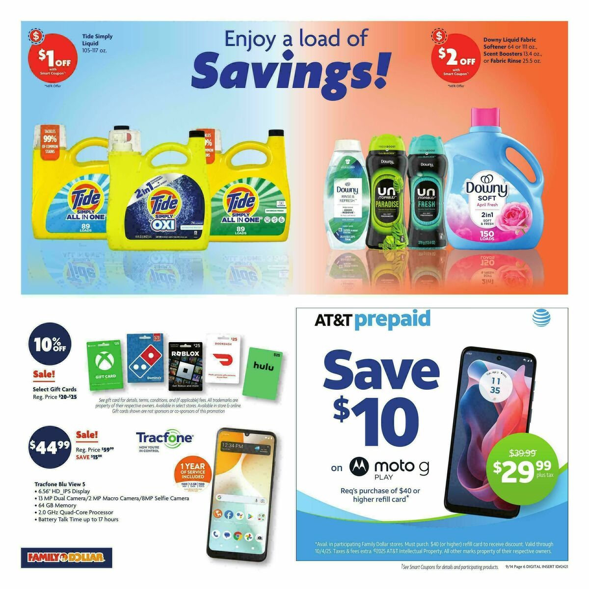 Family Dollar Weekly Ad from September 14
