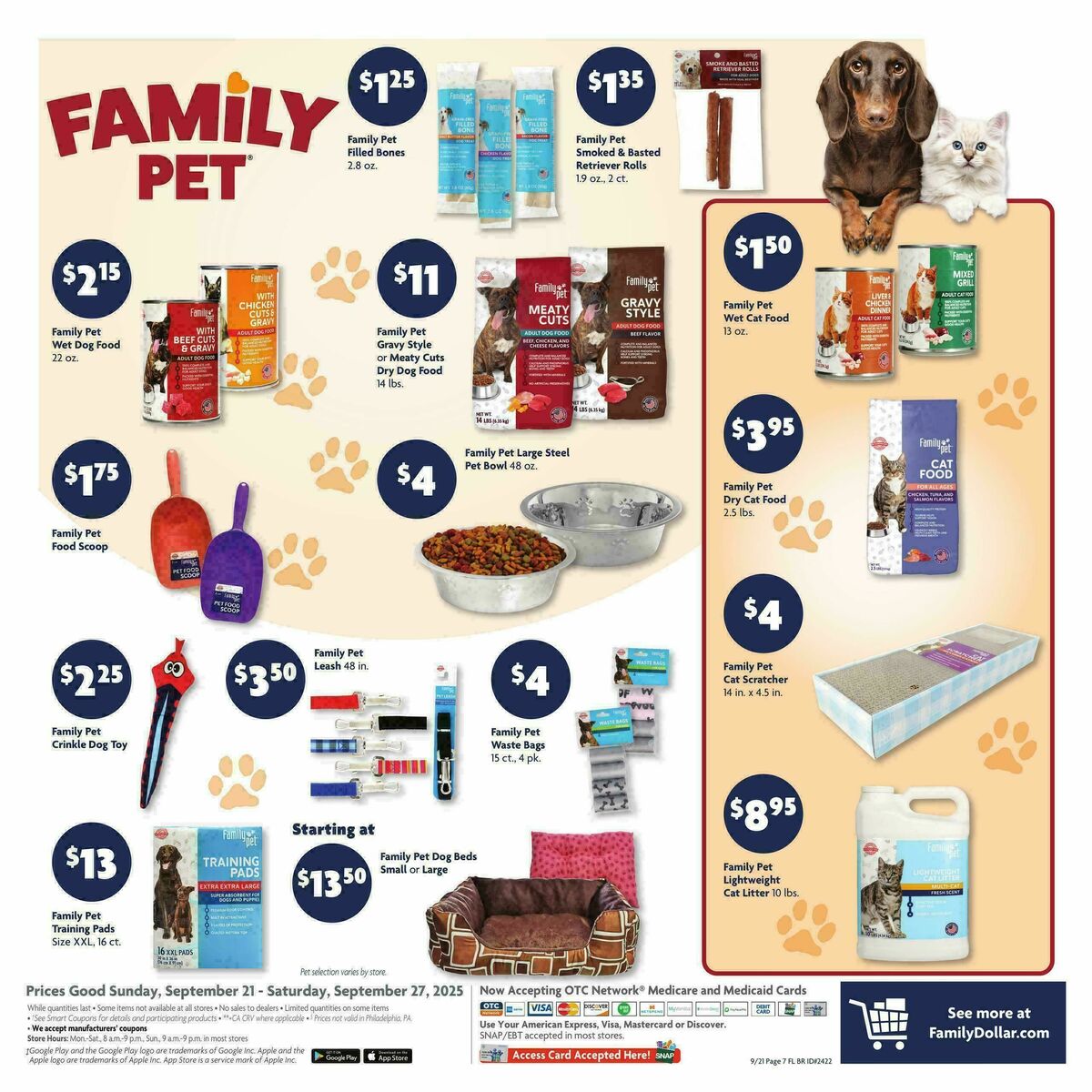 Family Dollar Weekly Ad from September 21