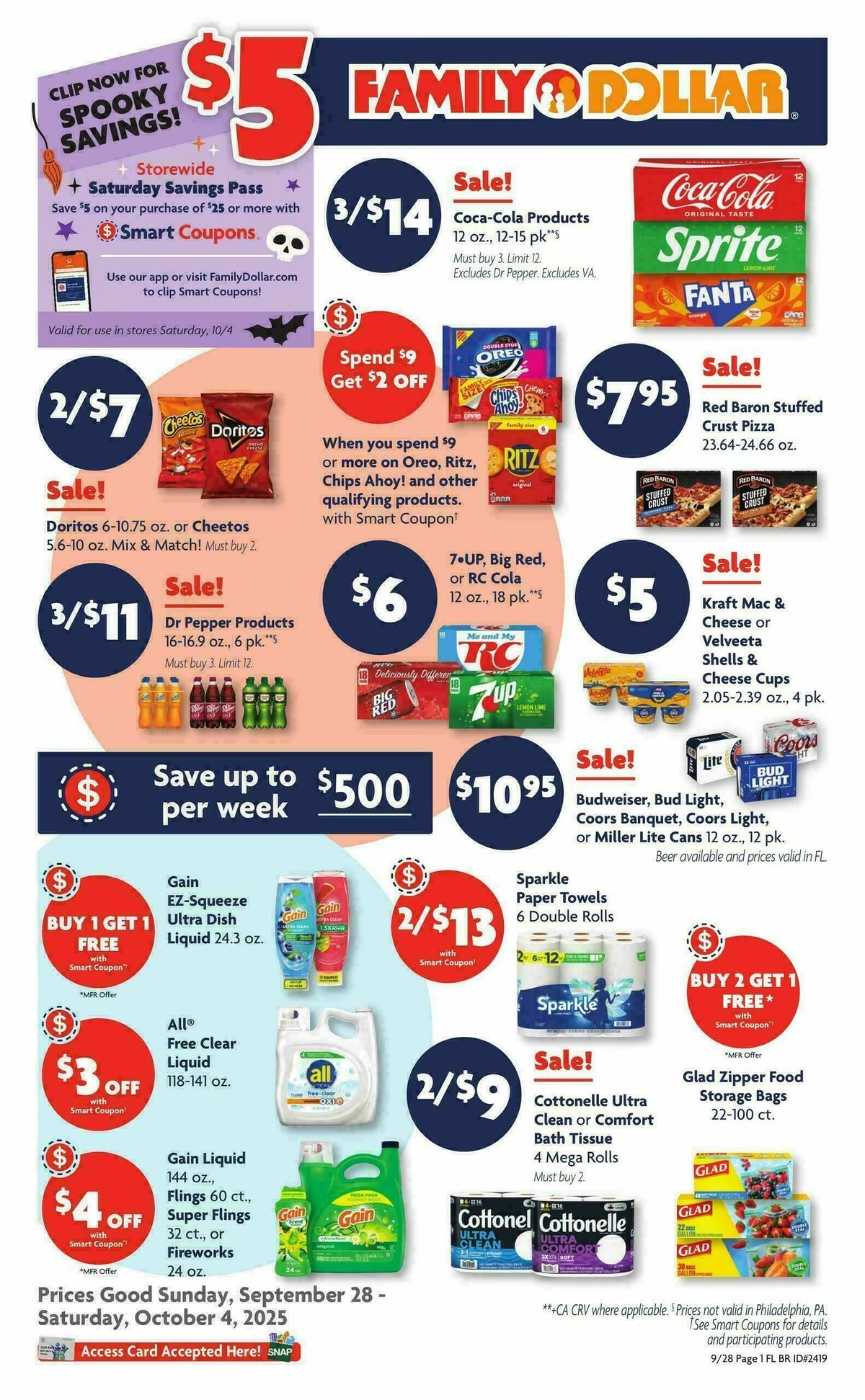 Family Dollar Weekly Ad from September 28