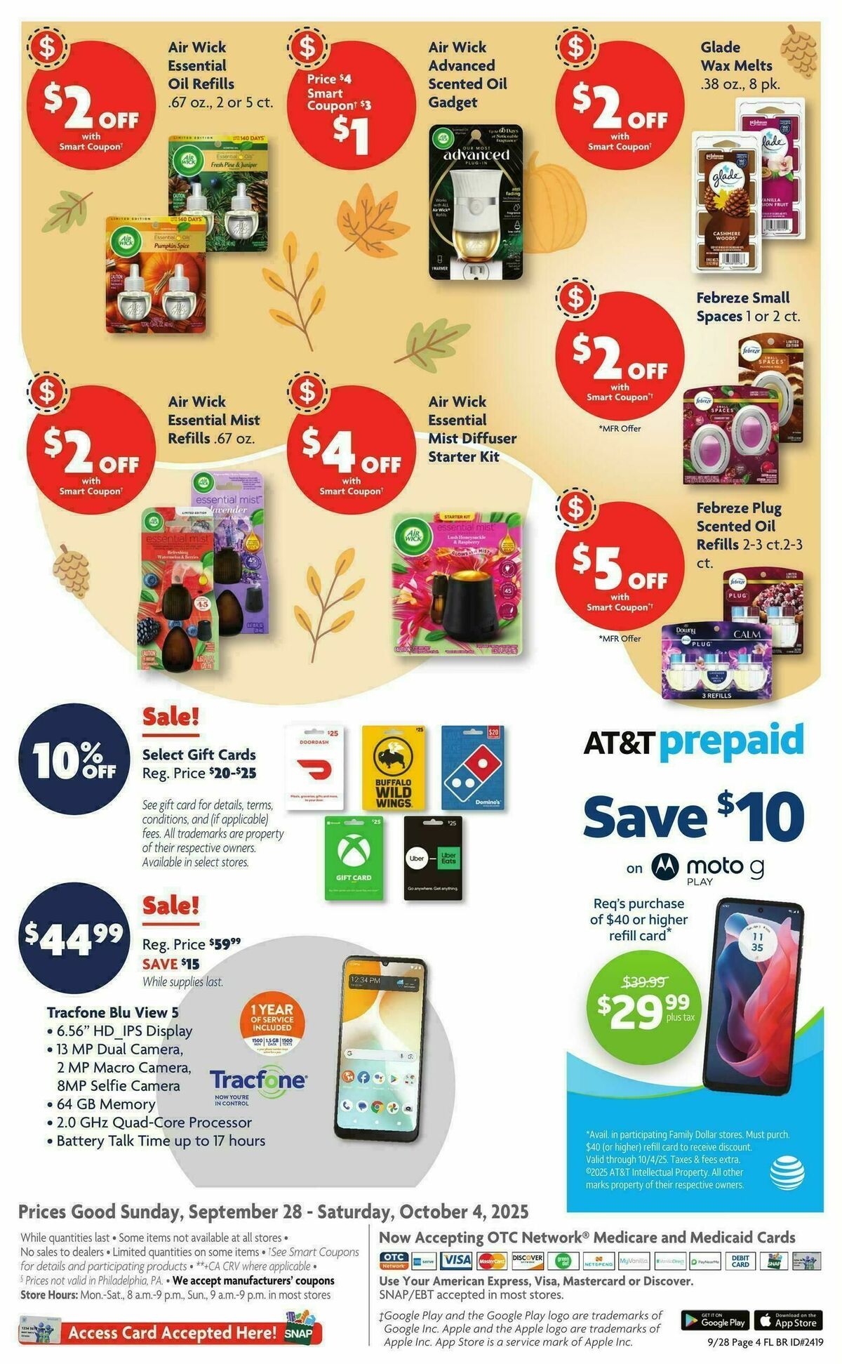 Family Dollar Weekly Ad from September 28