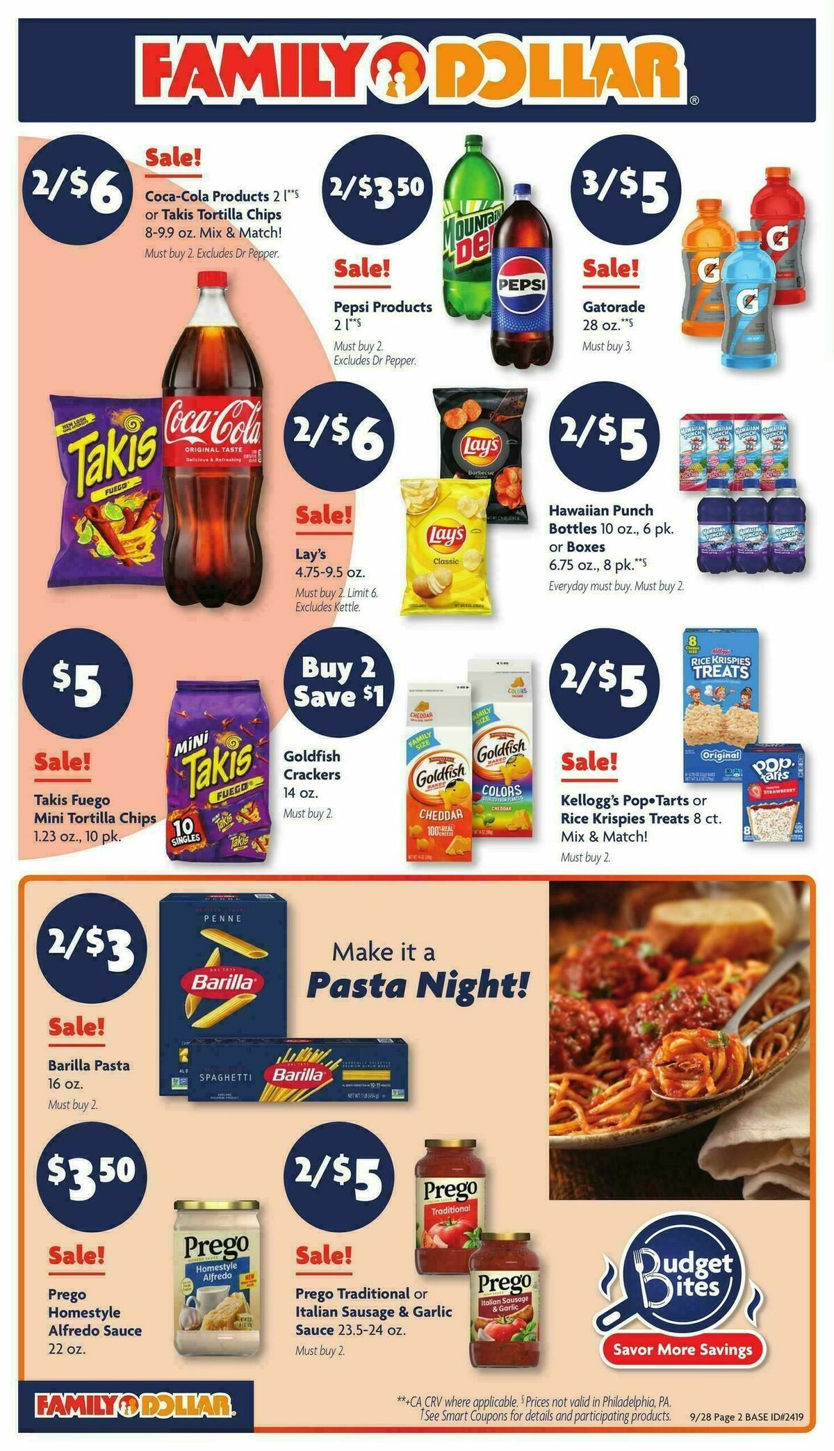Family Dollar Weekly Ad from September 28