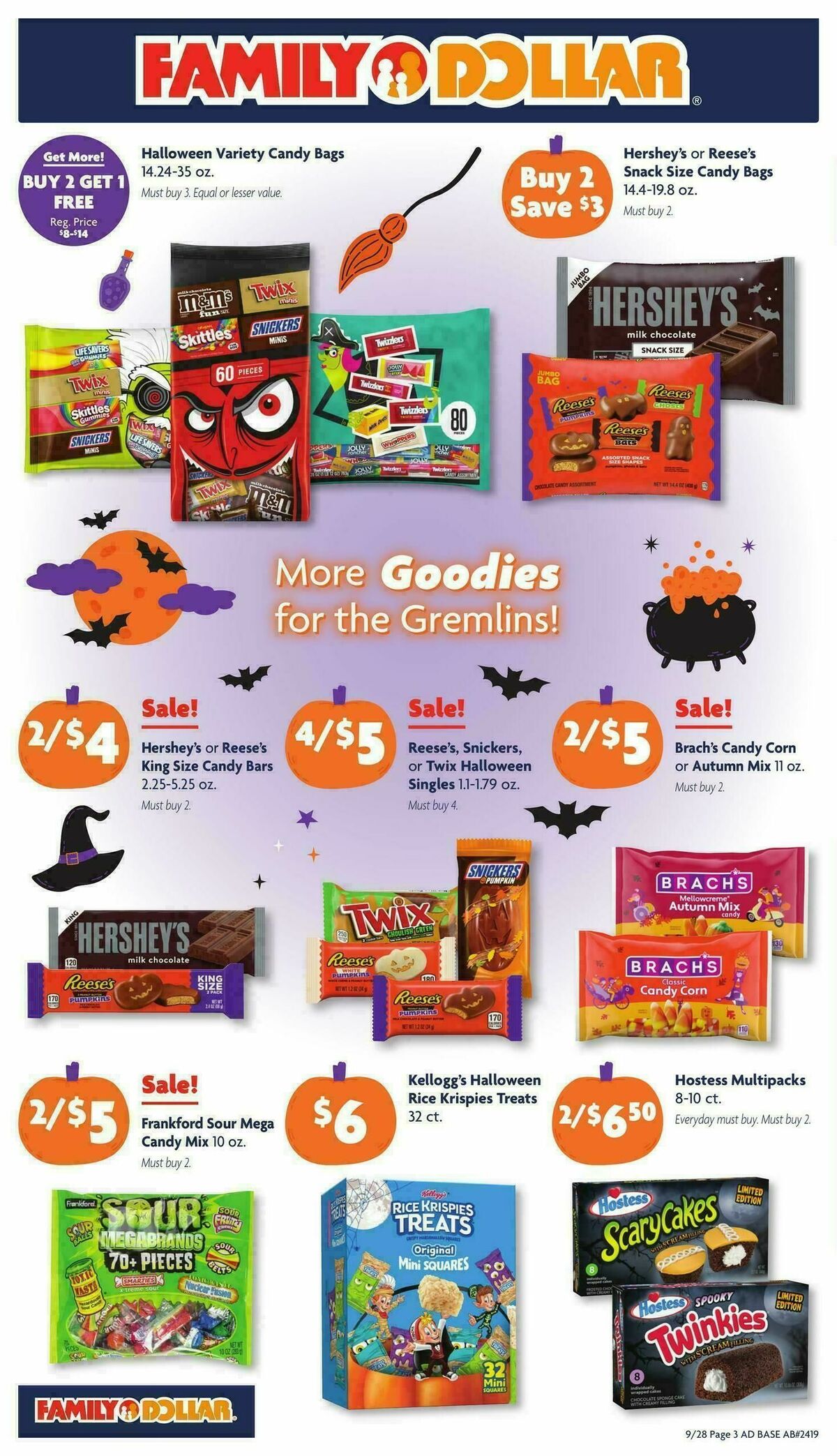 Family Dollar Weekly Ad from September 28
