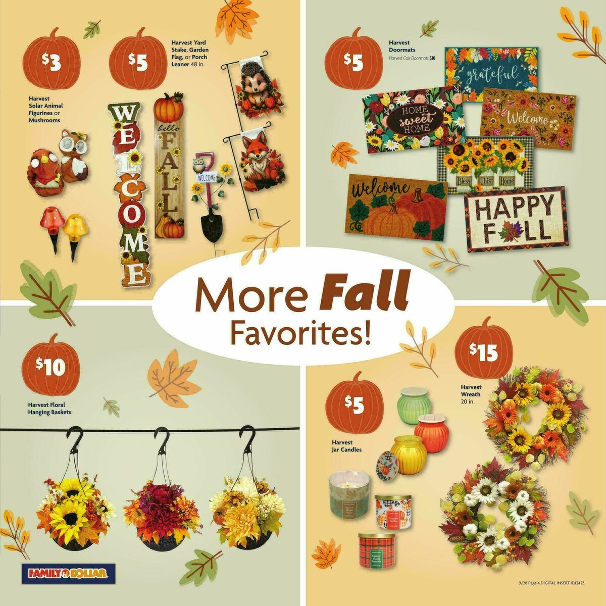 Family Dollar Weekly Ad from September 28