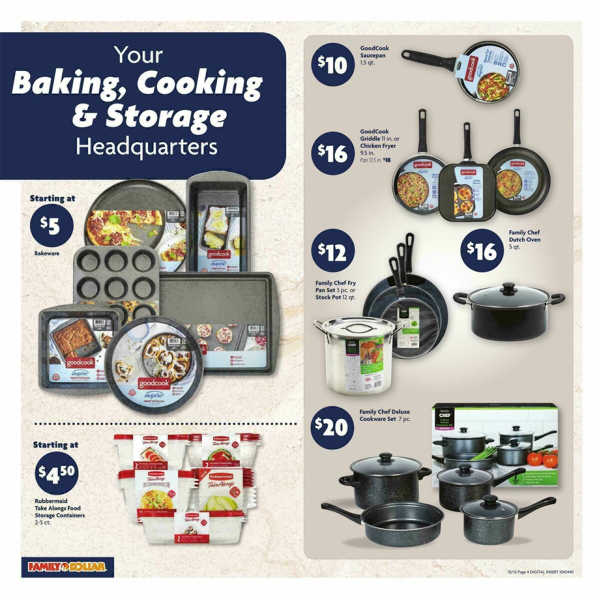 Family Dollar Weekly Ad from October 12