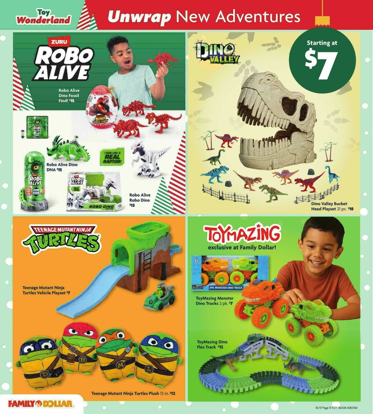 Family Dollar Toy Book Weekly Ad from October 17