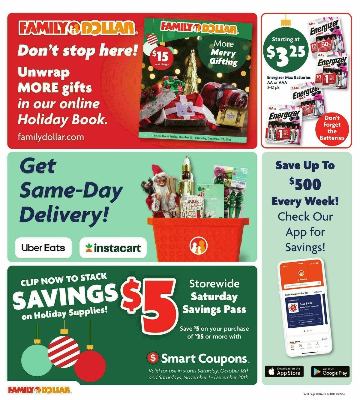 Family Dollar Toy Book Weekly Ad from October 17