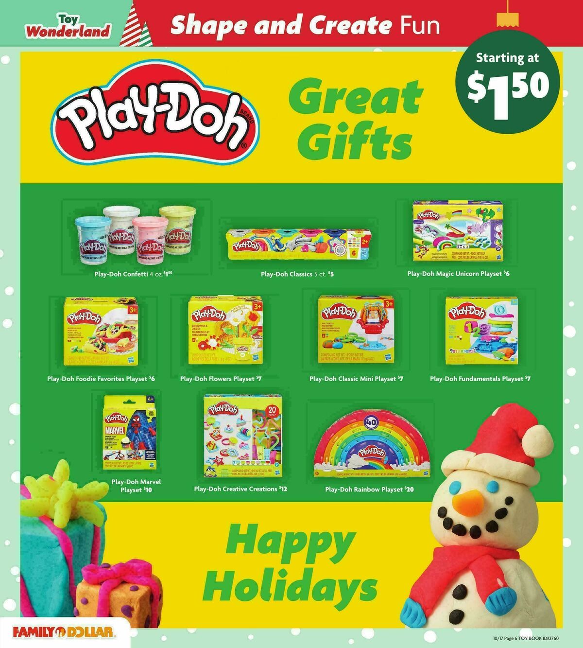Family Dollar Toy Book Weekly Ad from October 17