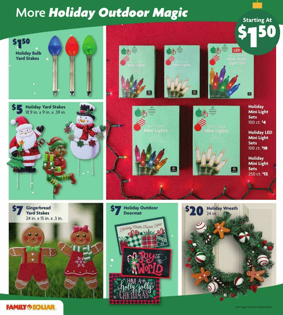 Family Dollar Holiday Book Weekly Ad from October 17