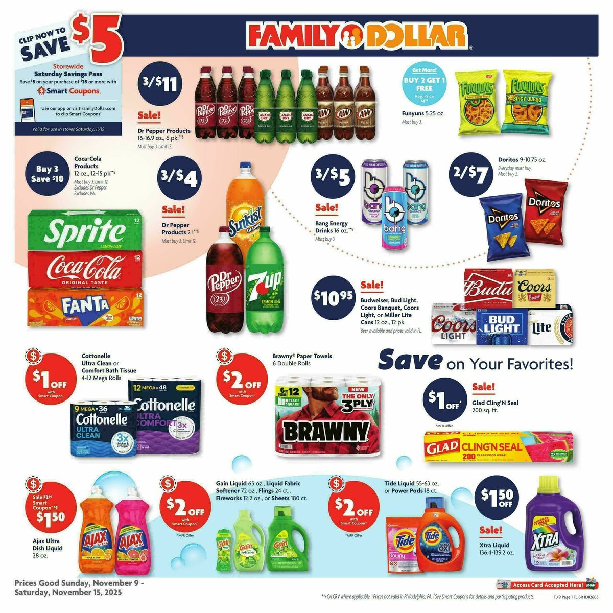 Family Dollar Weekly Ad from November 9