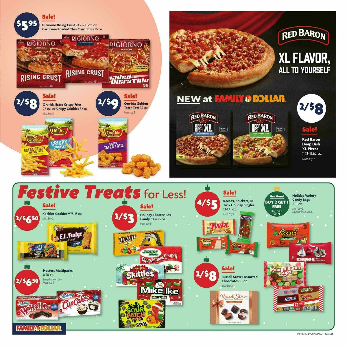 Family Dollar Weekly Ad from November 9