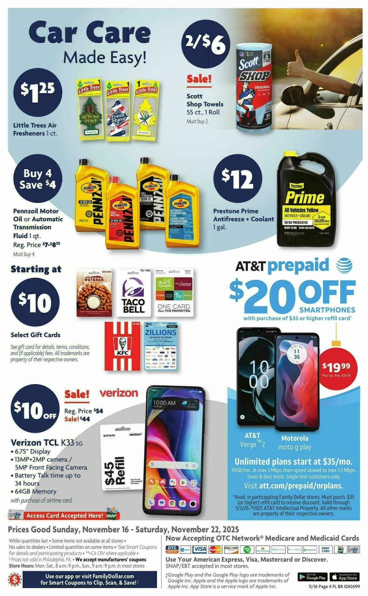 Family Dollar Weekly Ad from November 16