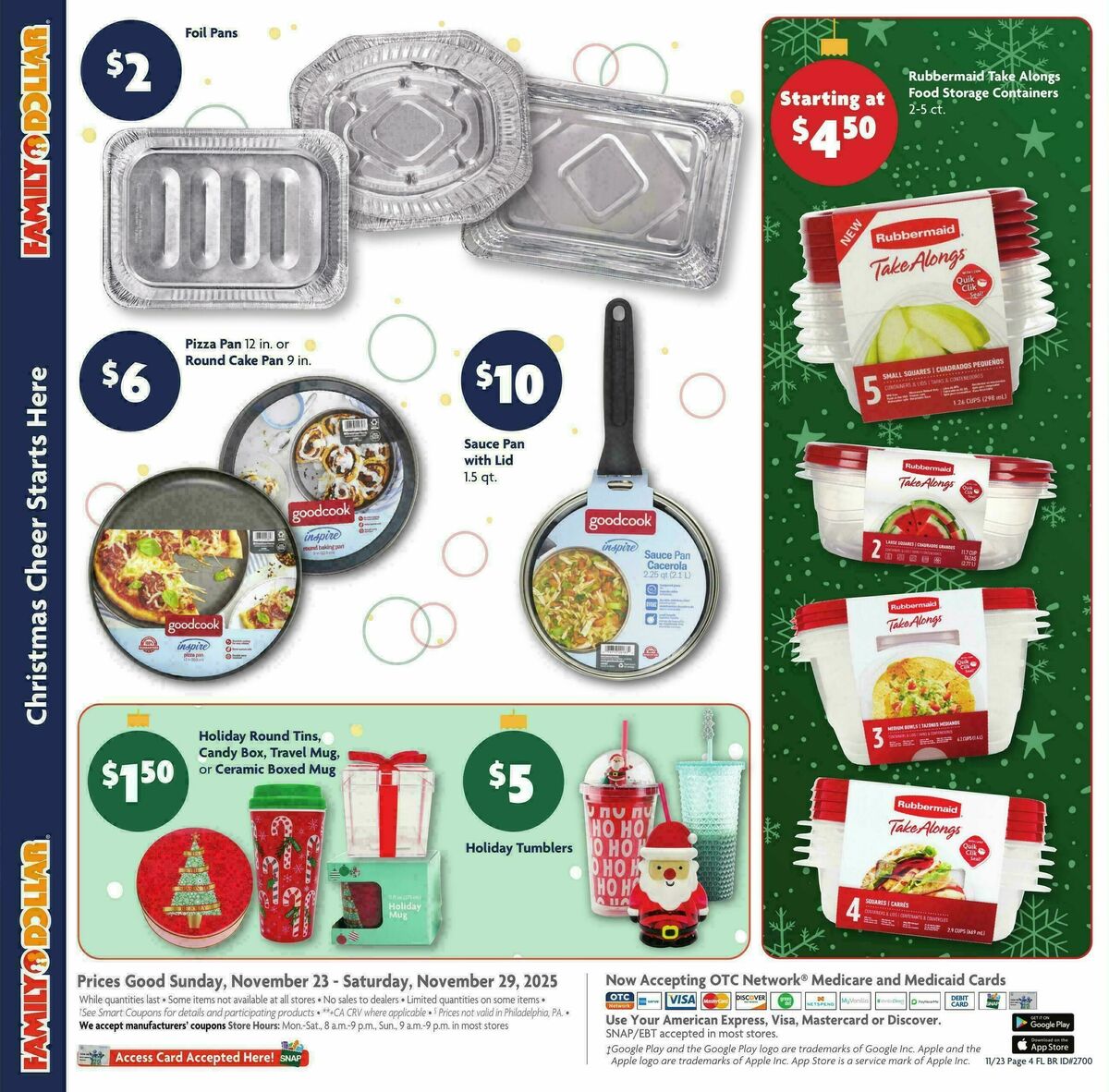 Family Dollar Weekly Ad from November 23