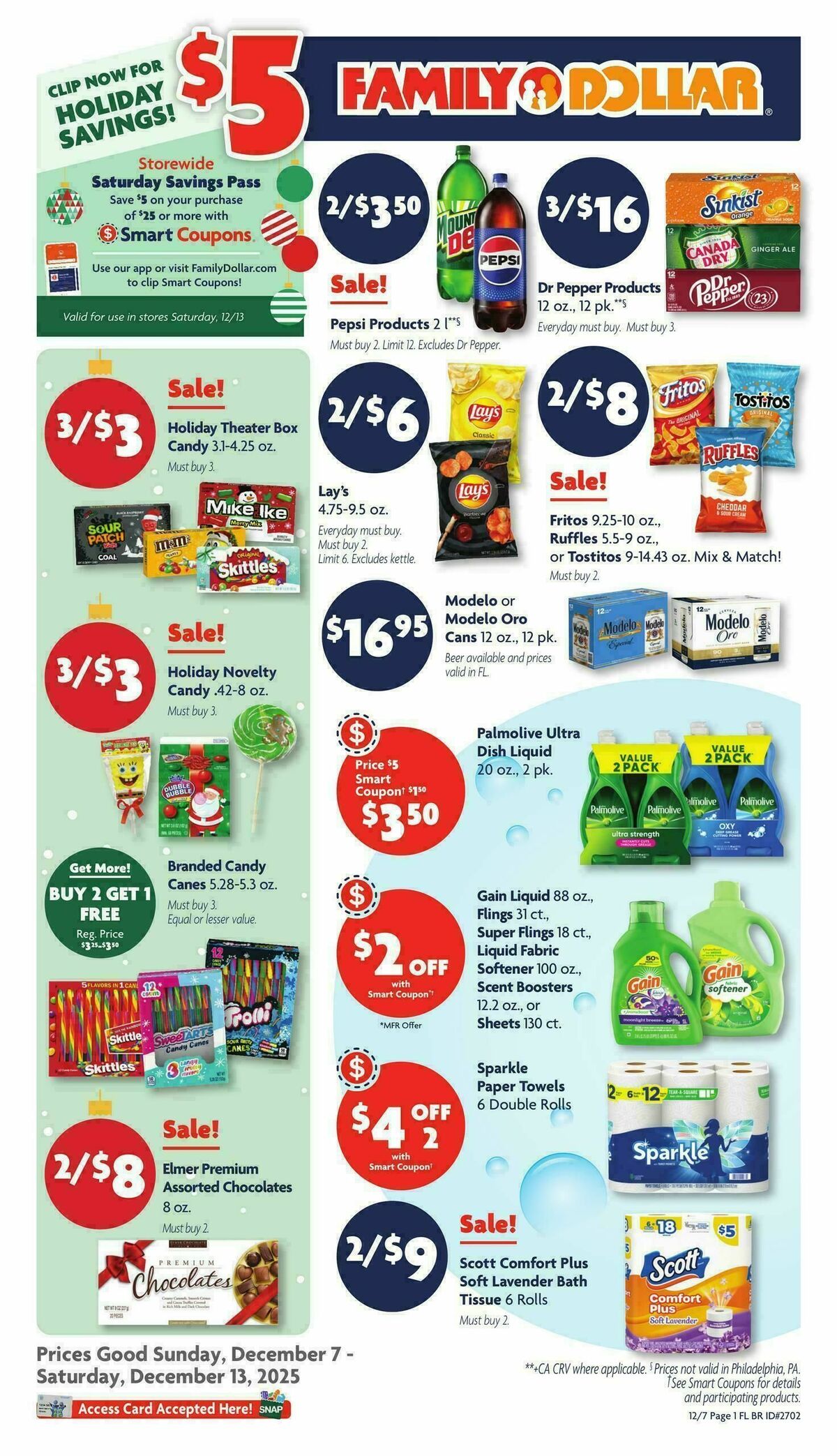 Family Dollar Weekly Ad from December 7
