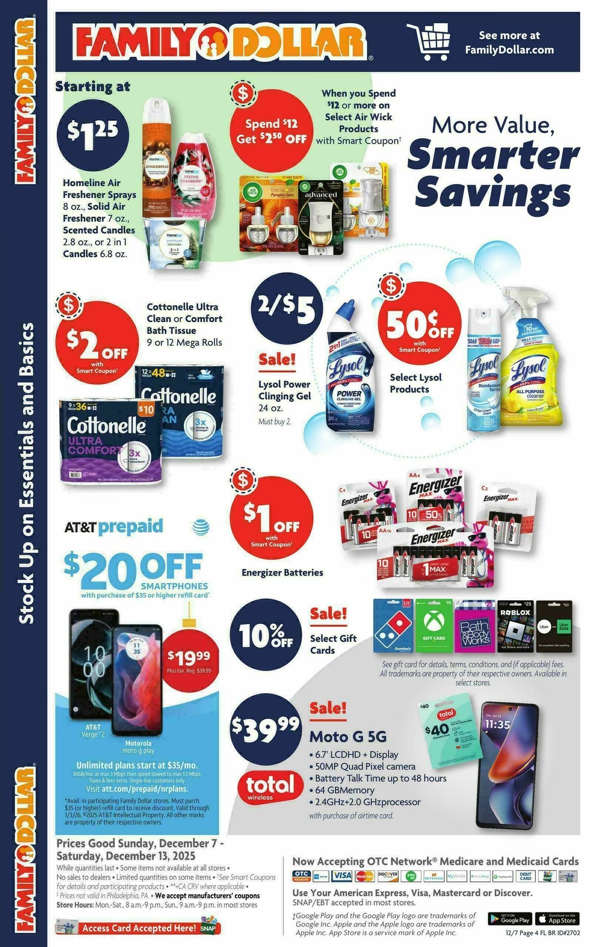 Family Dollar Weekly Ad from December 7