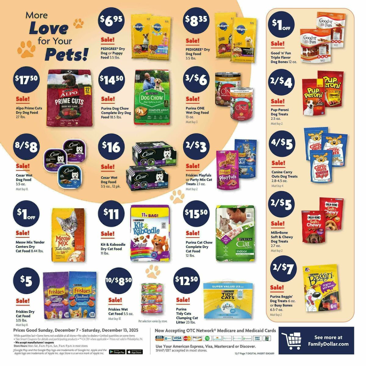 Family Dollar Weekly Ad from December 7