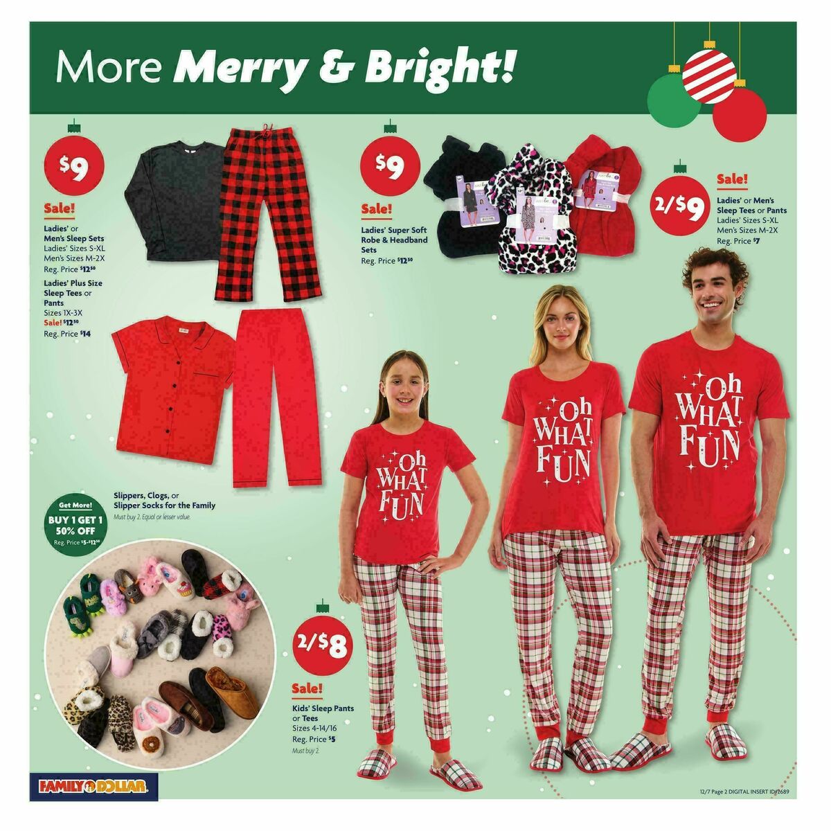 Family Dollar Weekly Ad from December 7