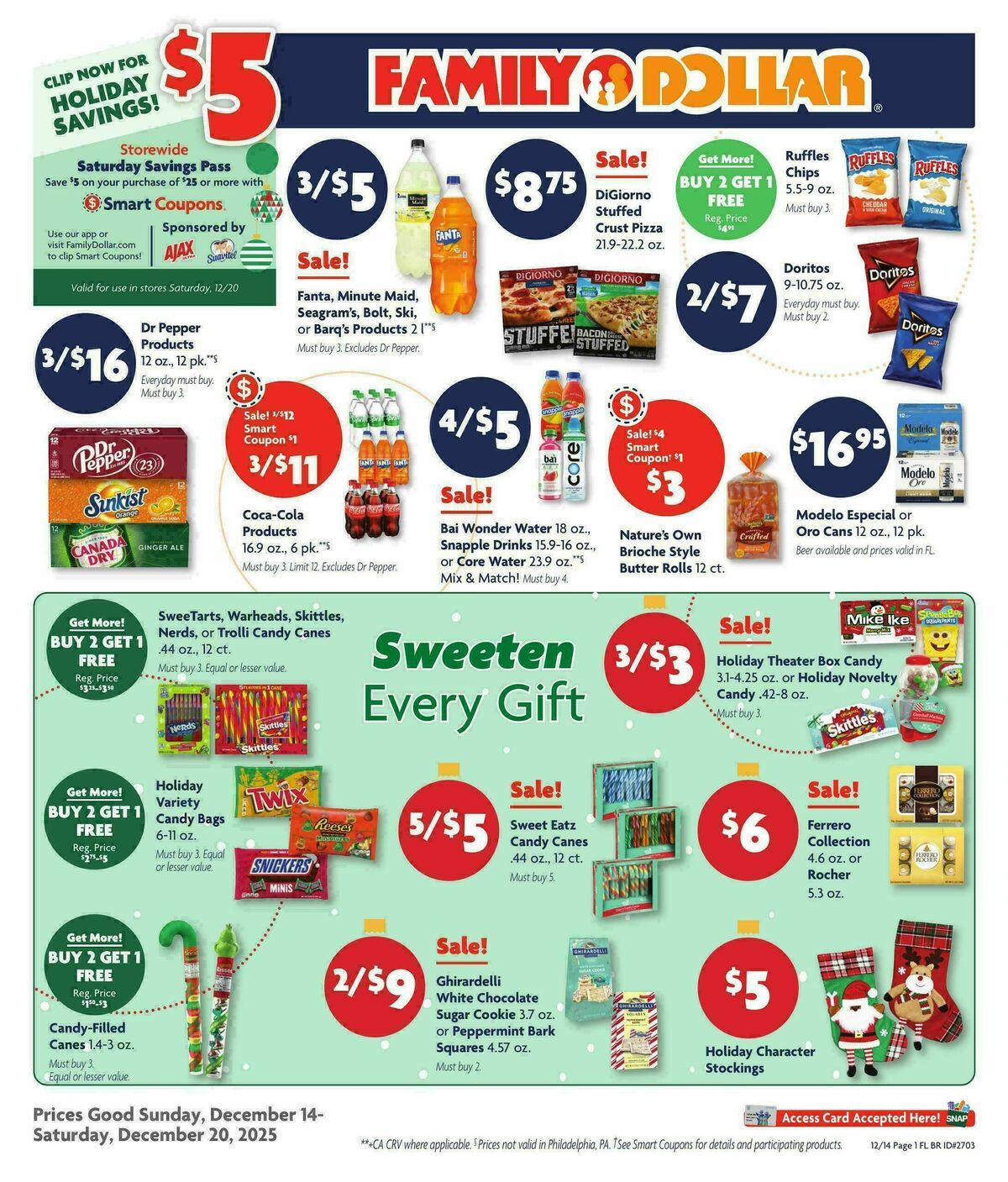 Family Dollar Weekly Ad from December 14