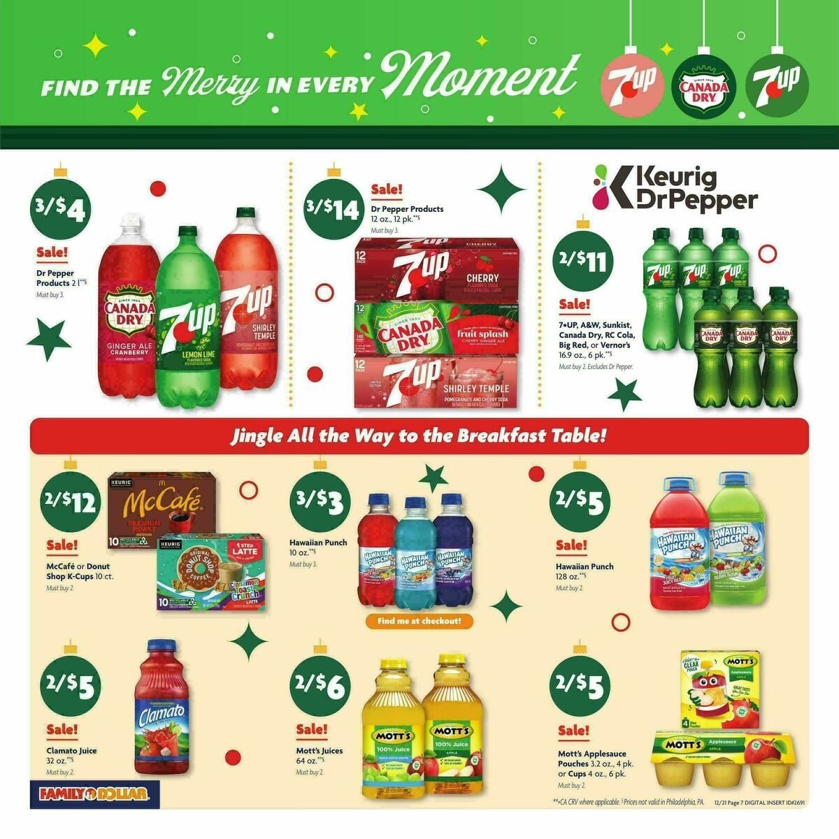 Family Dollar Weekly Ad from December 21