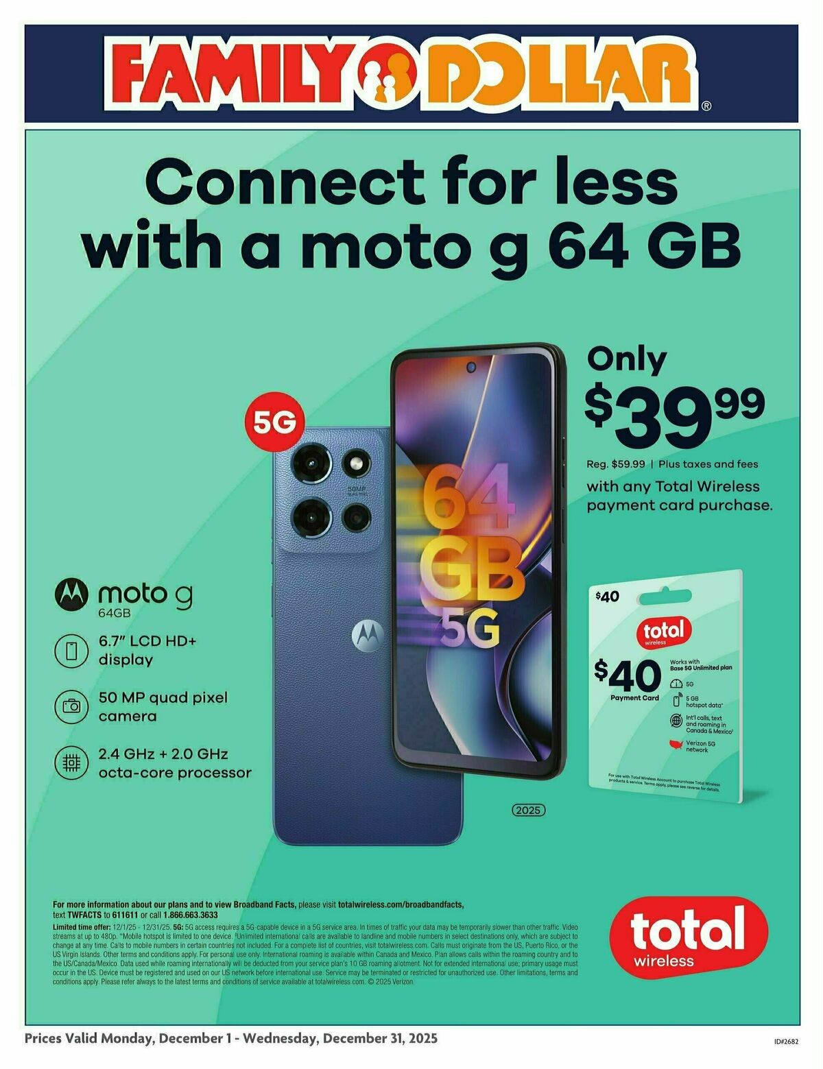 Family Dollar Phone Ad Weekly Ad from December 1