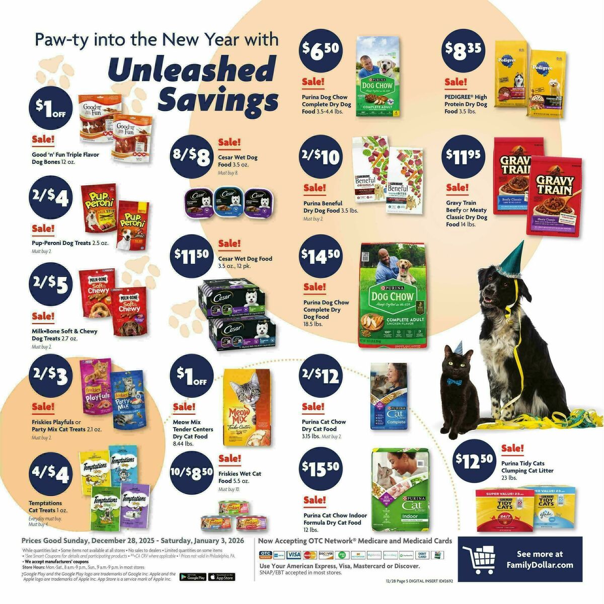 Family Dollar Weekly Ad from December 28