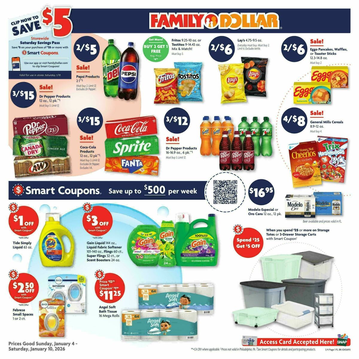 Family Dollar Weekly Ad from January 4