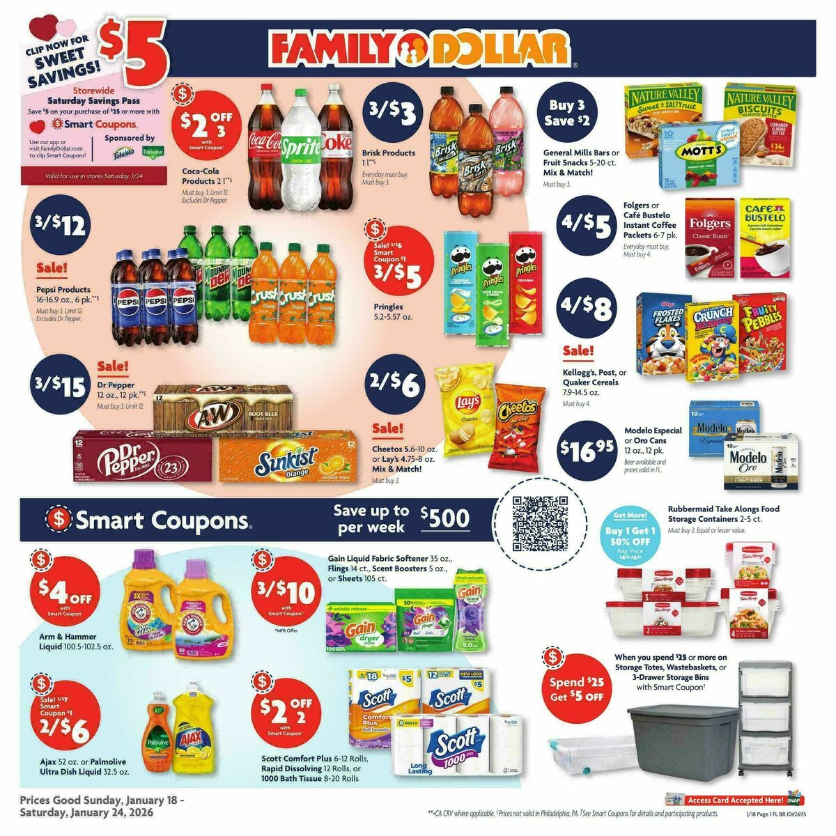 Family Dollar Weekly Ad from January 18