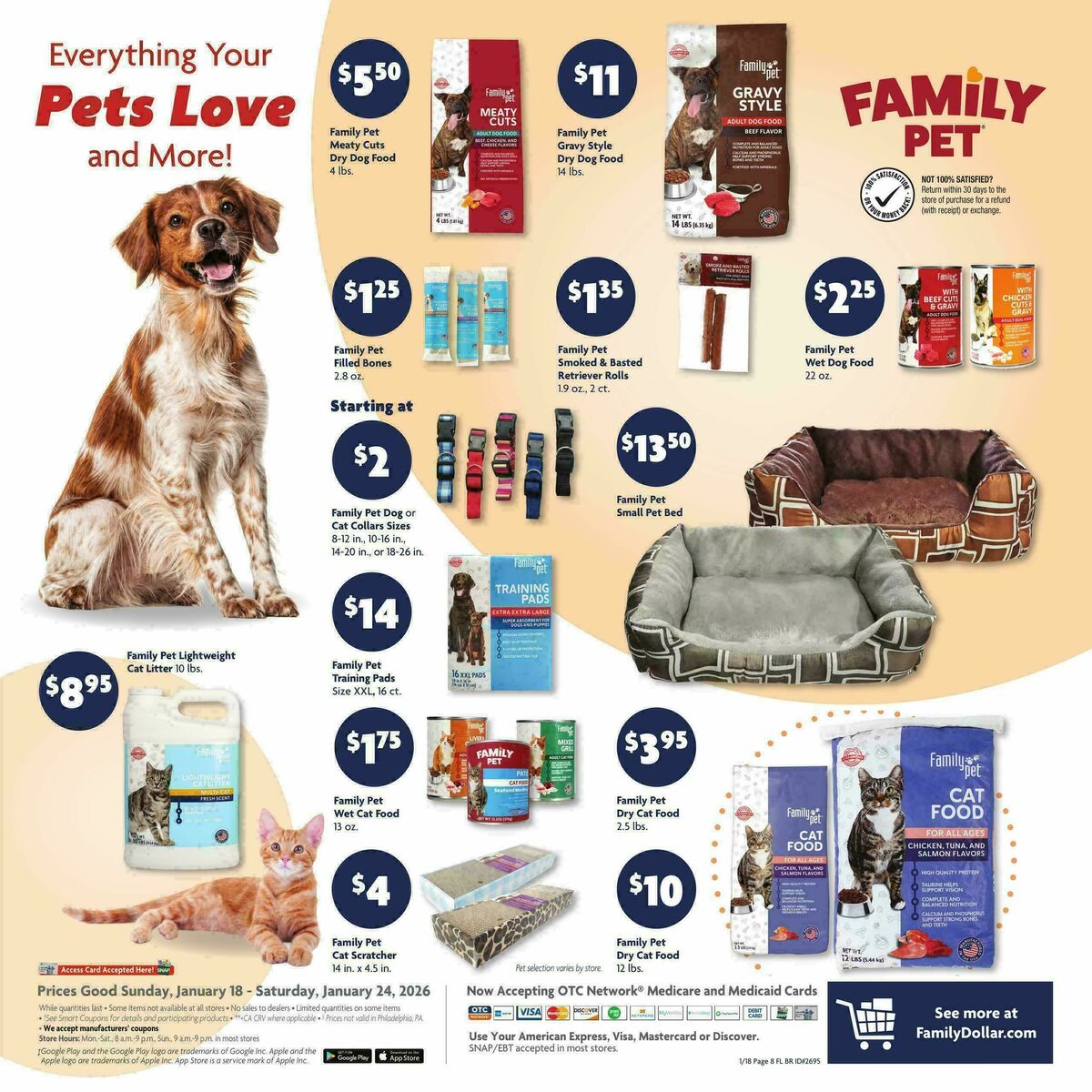Family Dollar Weekly Ad from January 18