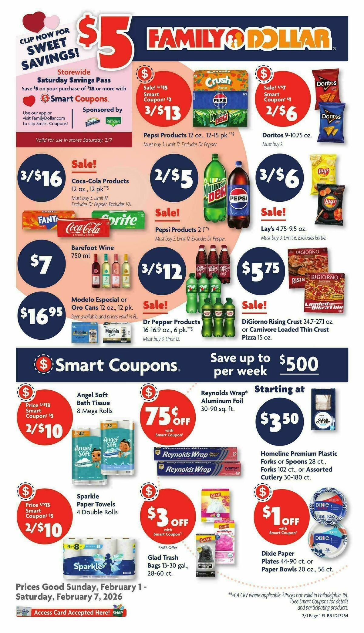Family Dollar Weekly Ad from February 1