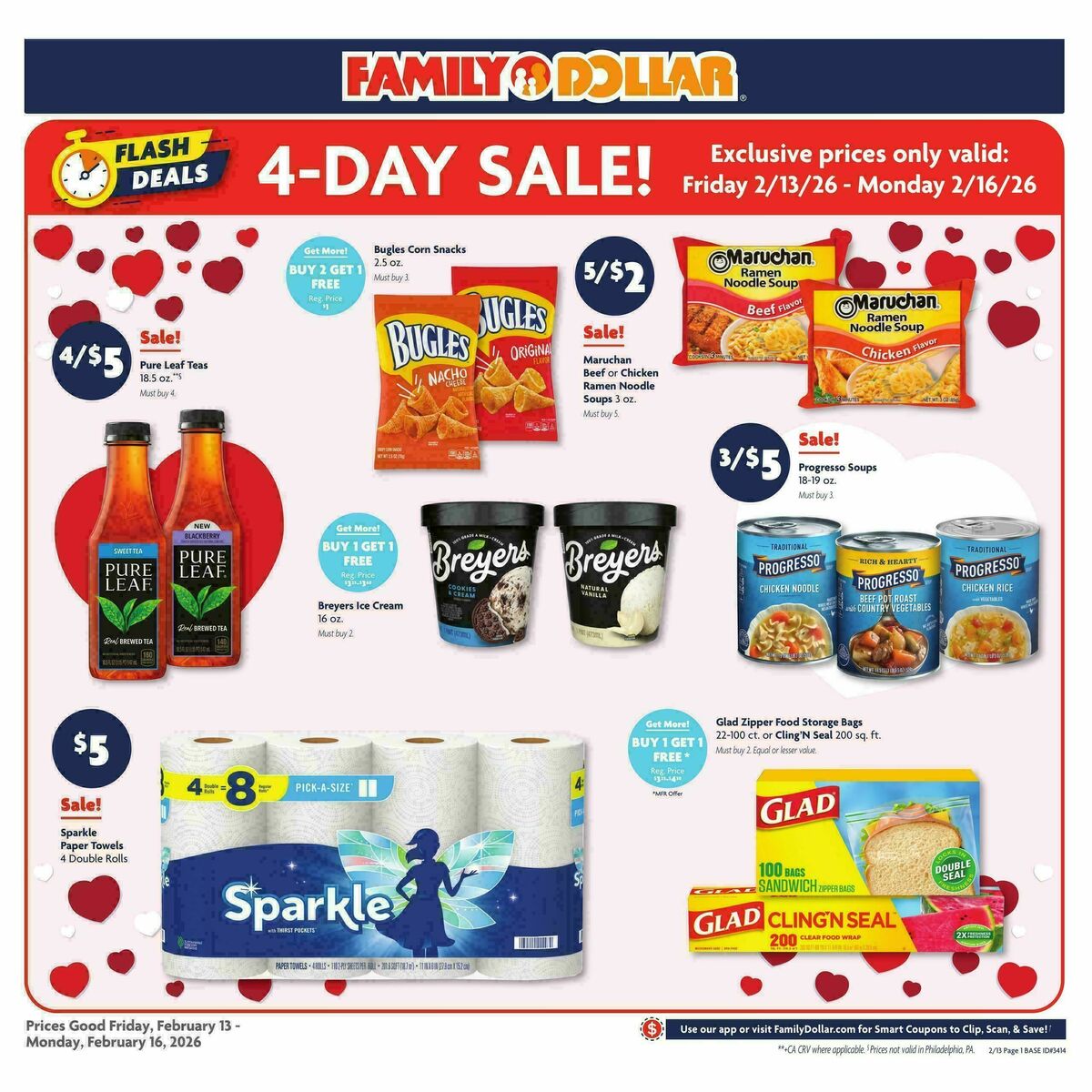 Family Dollar 4 Day Sale Weekly Ad from February 13