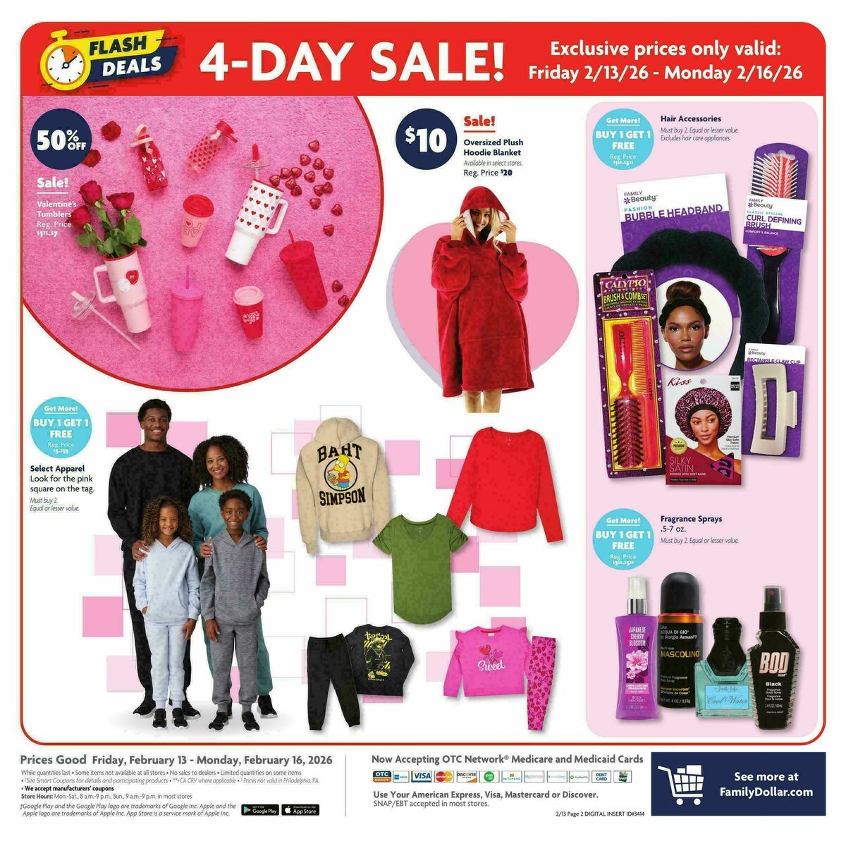 Family Dollar 4 Day Sale Weekly Ad from February 13