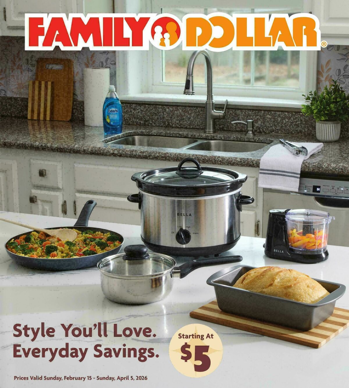 Family Dollar Home Book Weekly Ad from February 15