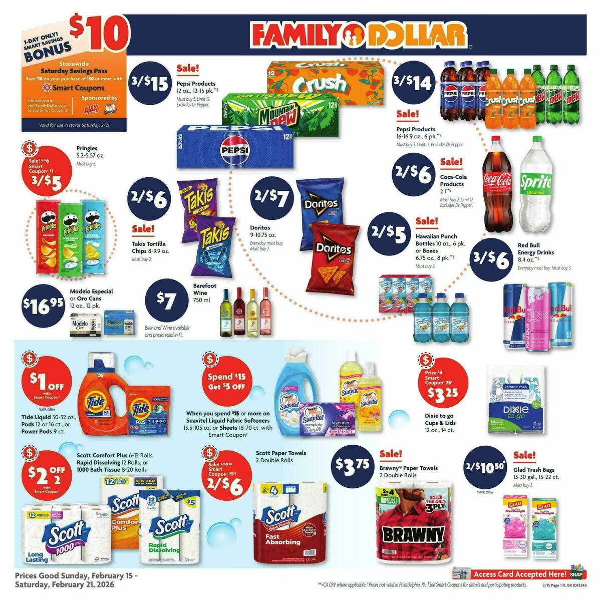 Family Dollar Weekly Ad from February 15