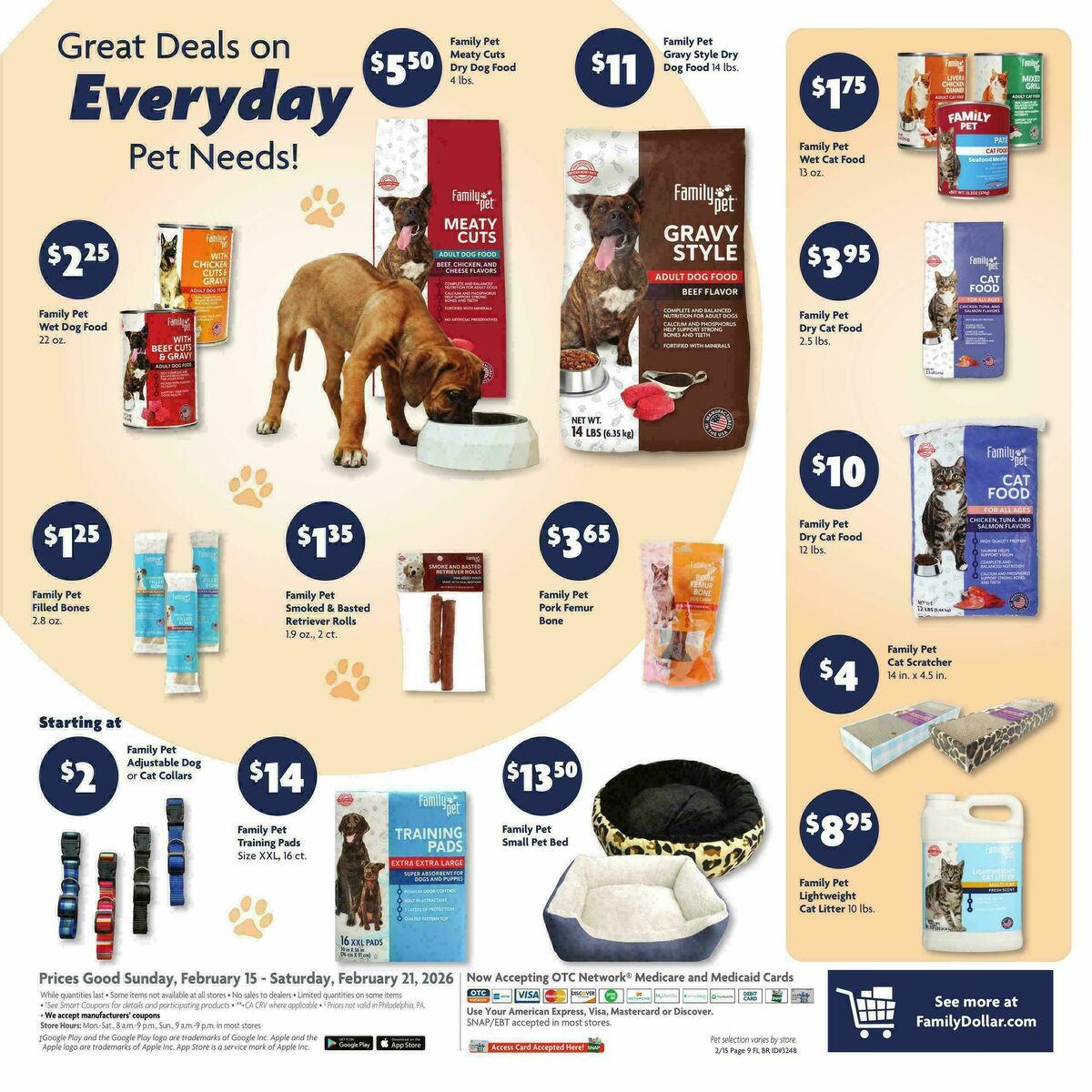 Family Dollar Weekly Ad from February 15