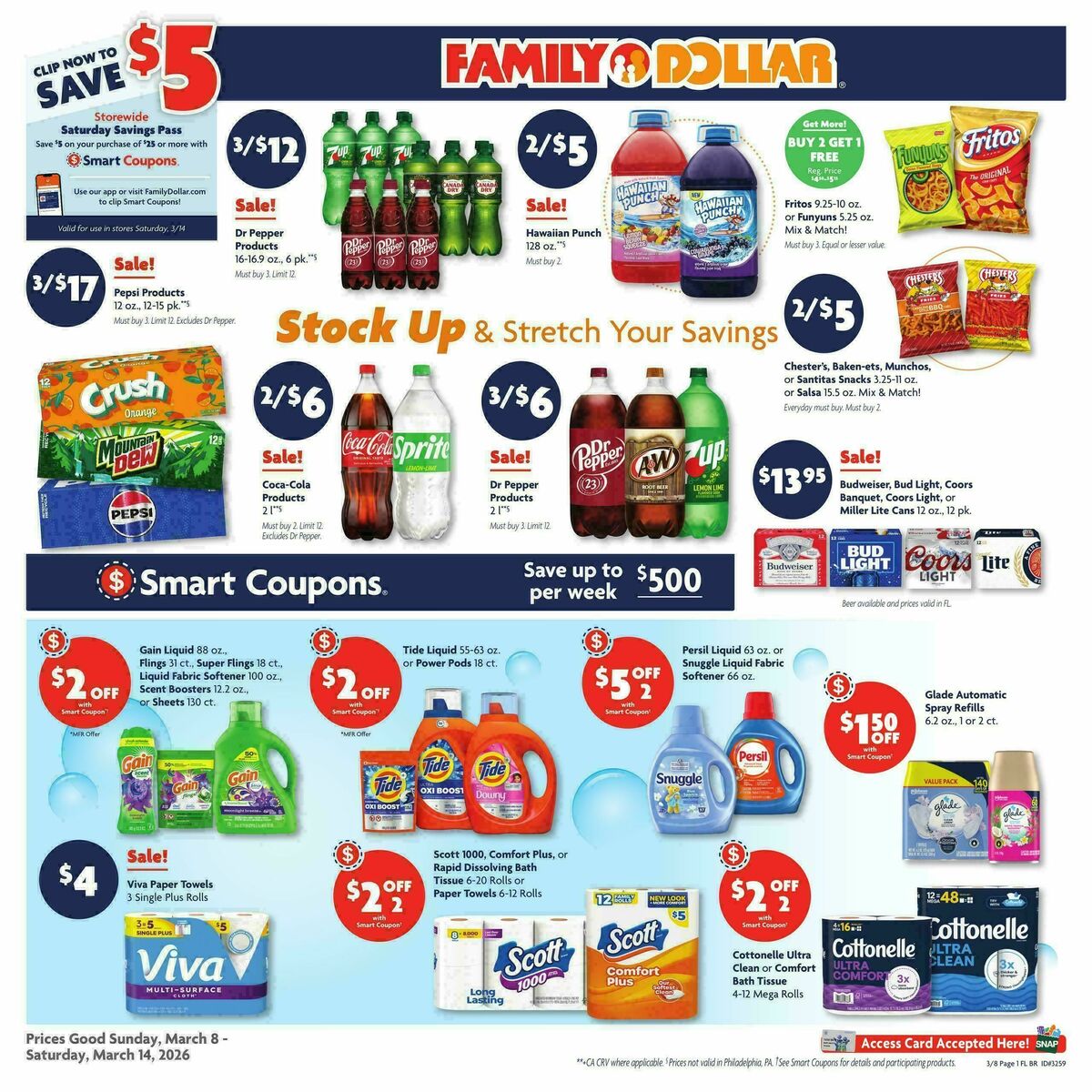 Family Dollar Weekly Ad from March 8