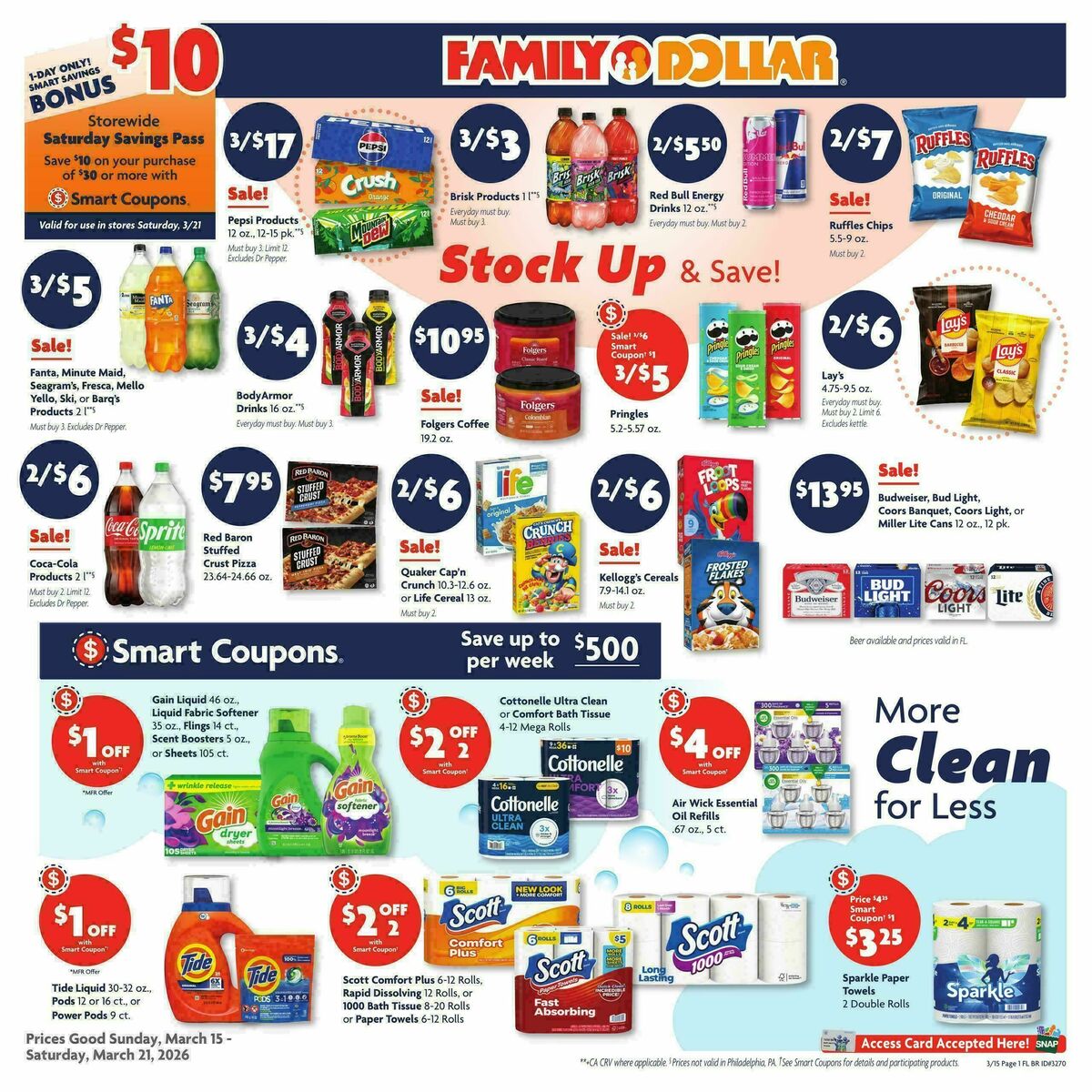 Family Dollar Weekly Ad from March 15